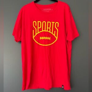 Ocean & Sea Red Sports Short Sleeve Shirt